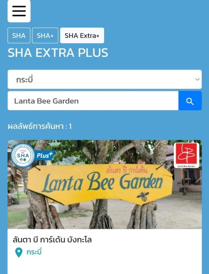 Lanta Bee Garden Bungalow Sha Extra Plus Koh Lanta Exterior photo